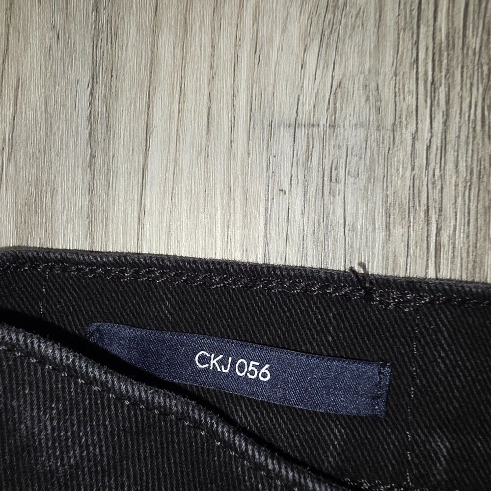 Calvin Klein CKJ 056 Athletic Tapered Men's Jeans Size 28 x 30 In Vintage Black - Picture 5 of 7